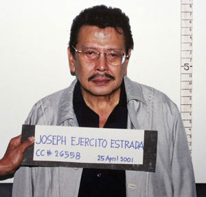 Mugshot of President Joseph Estrada
